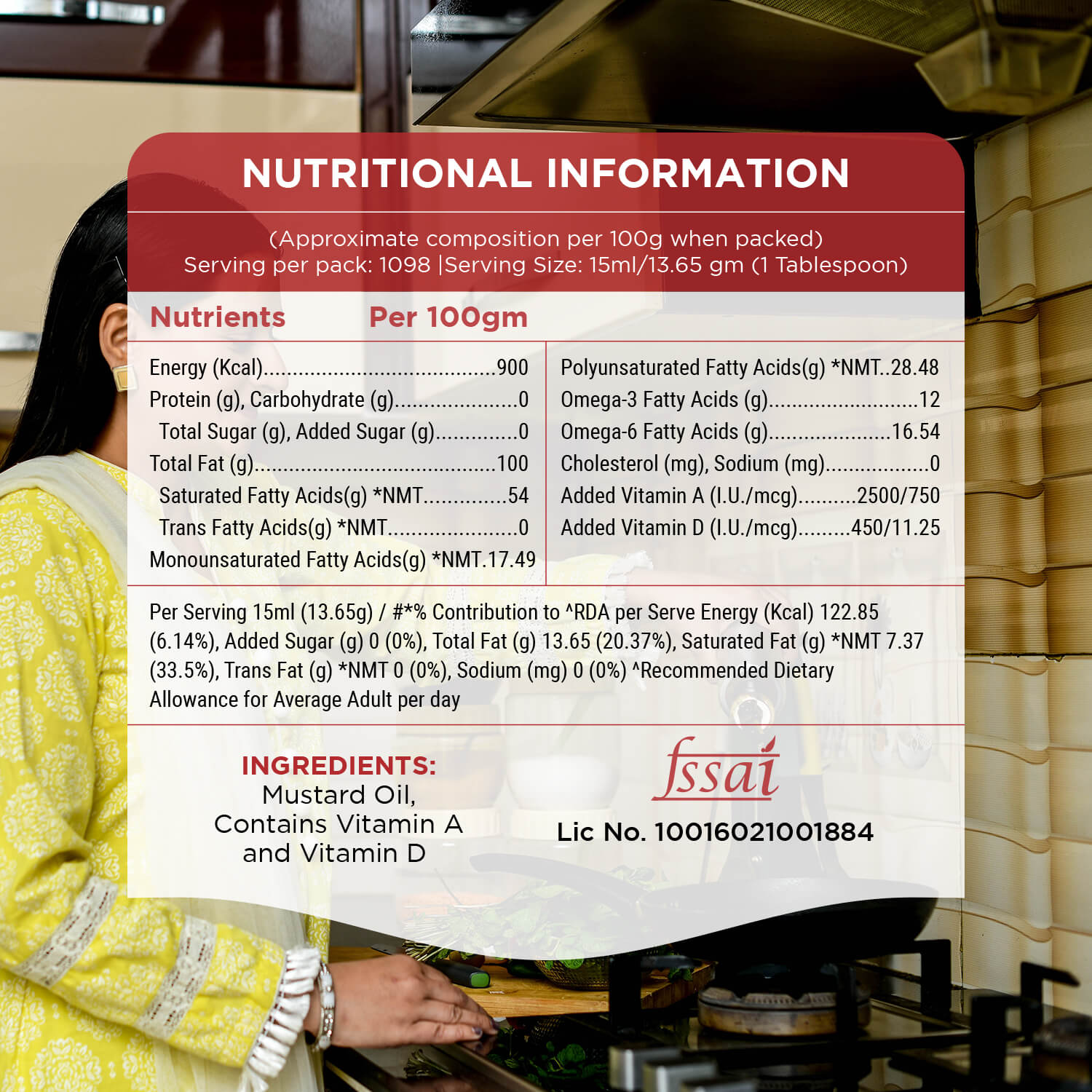 Mild Mustard Oil 15KG Tin - Ankur Oil Industries