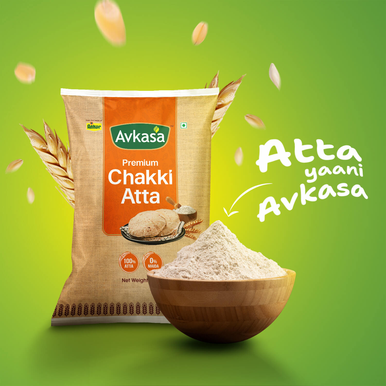 Avkasa Chakki Atta