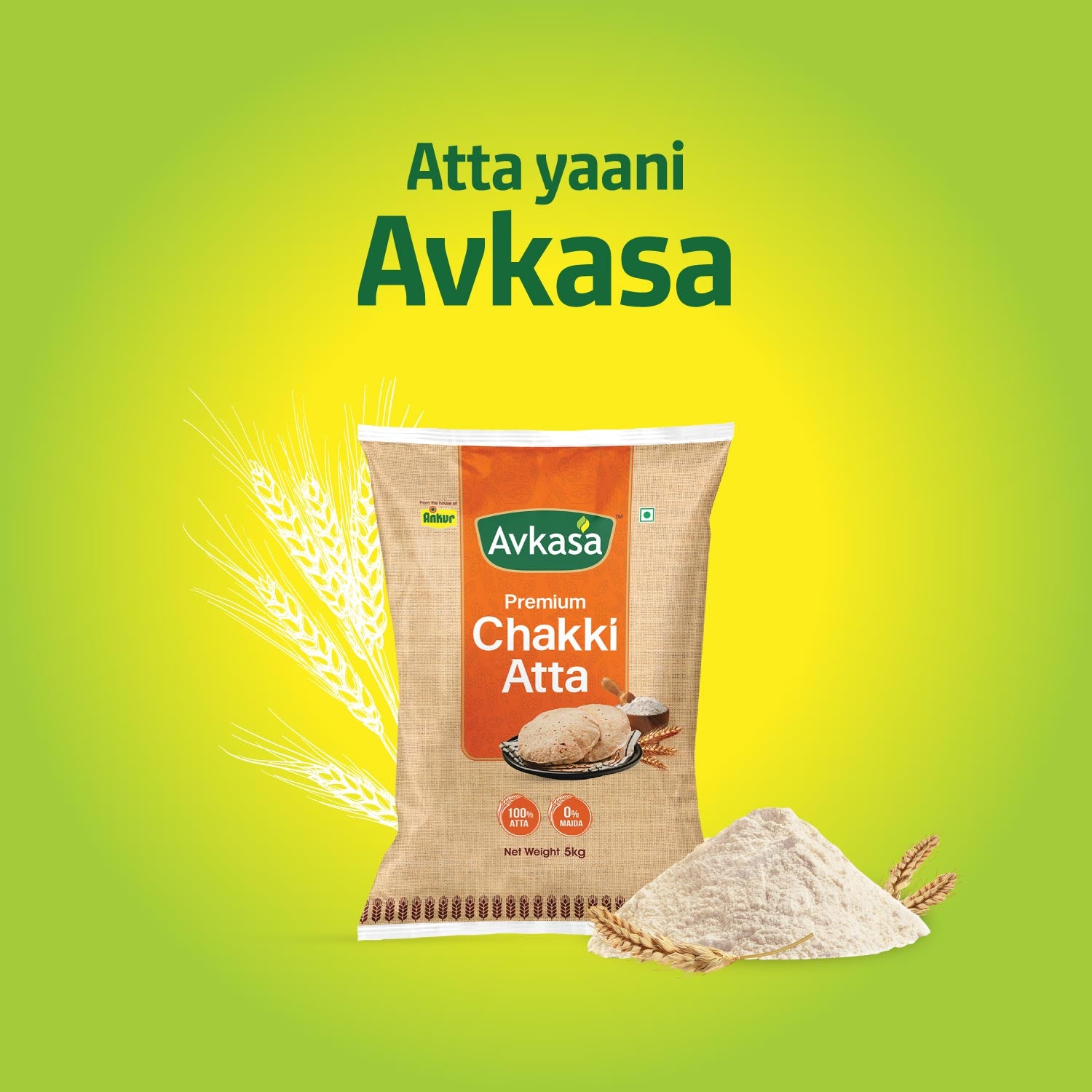 Avkasa Chakki Atta