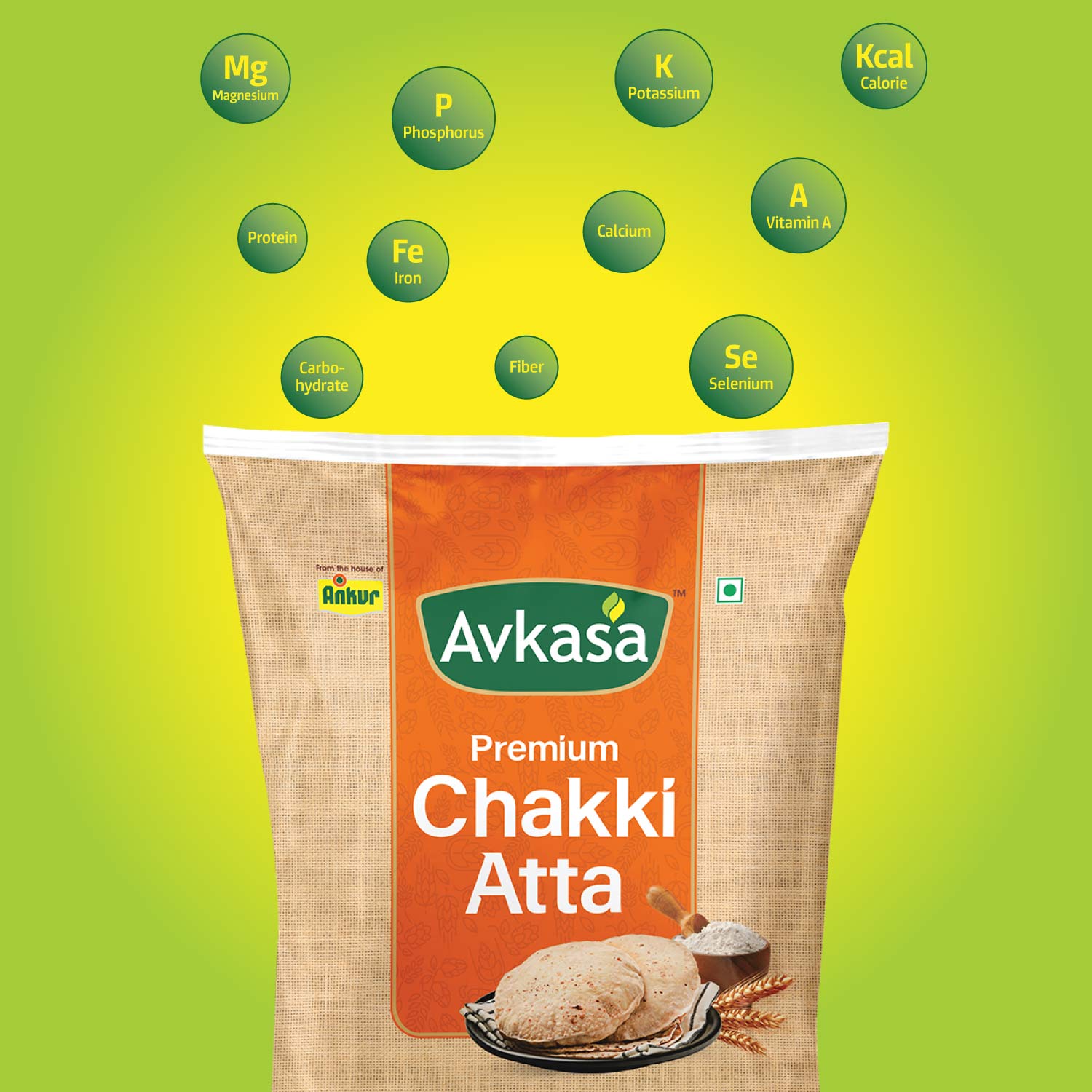 Avkasa Chakki Atta