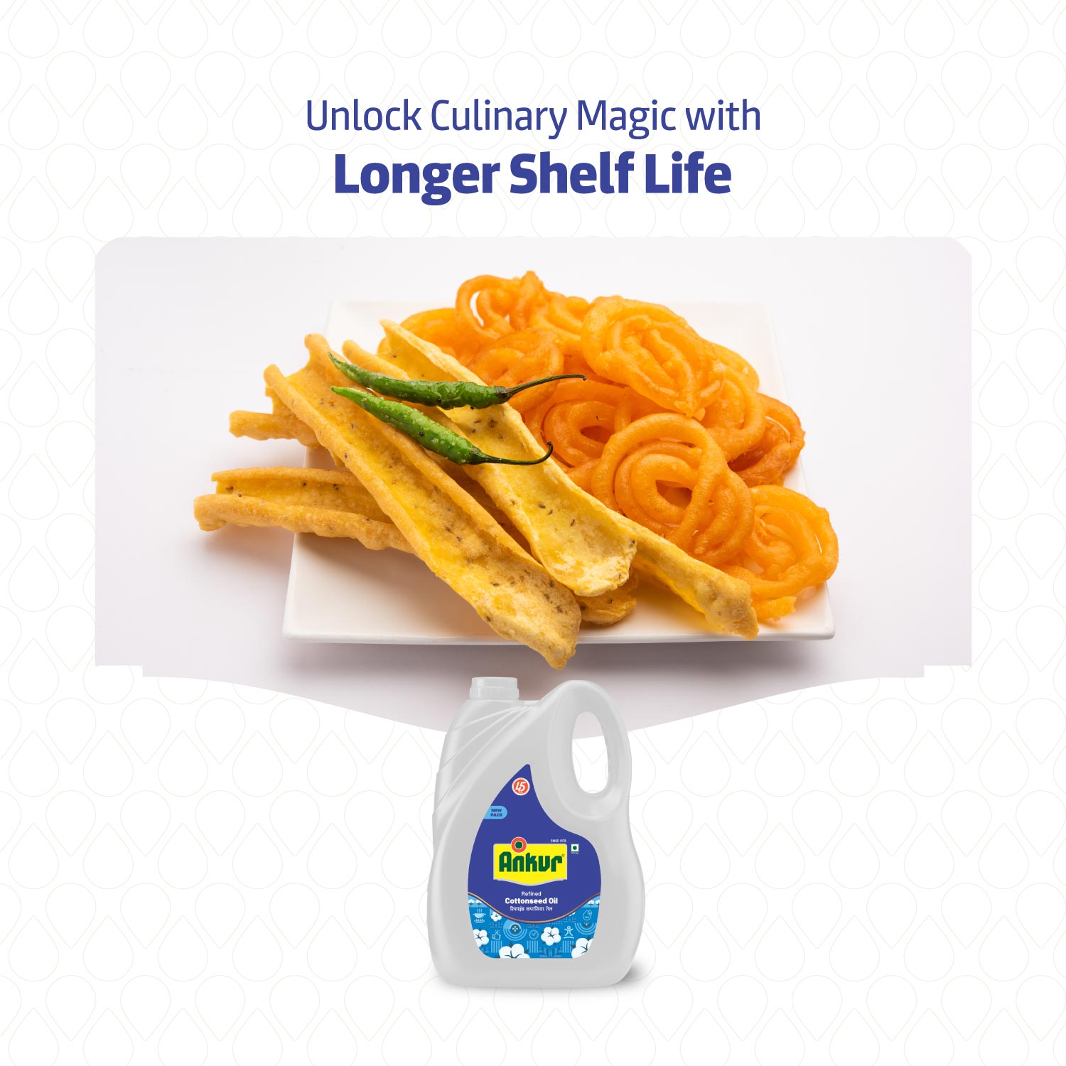 Refined Cottonseed Oil 4.350 KG Jar - Ankur Oil Industries
