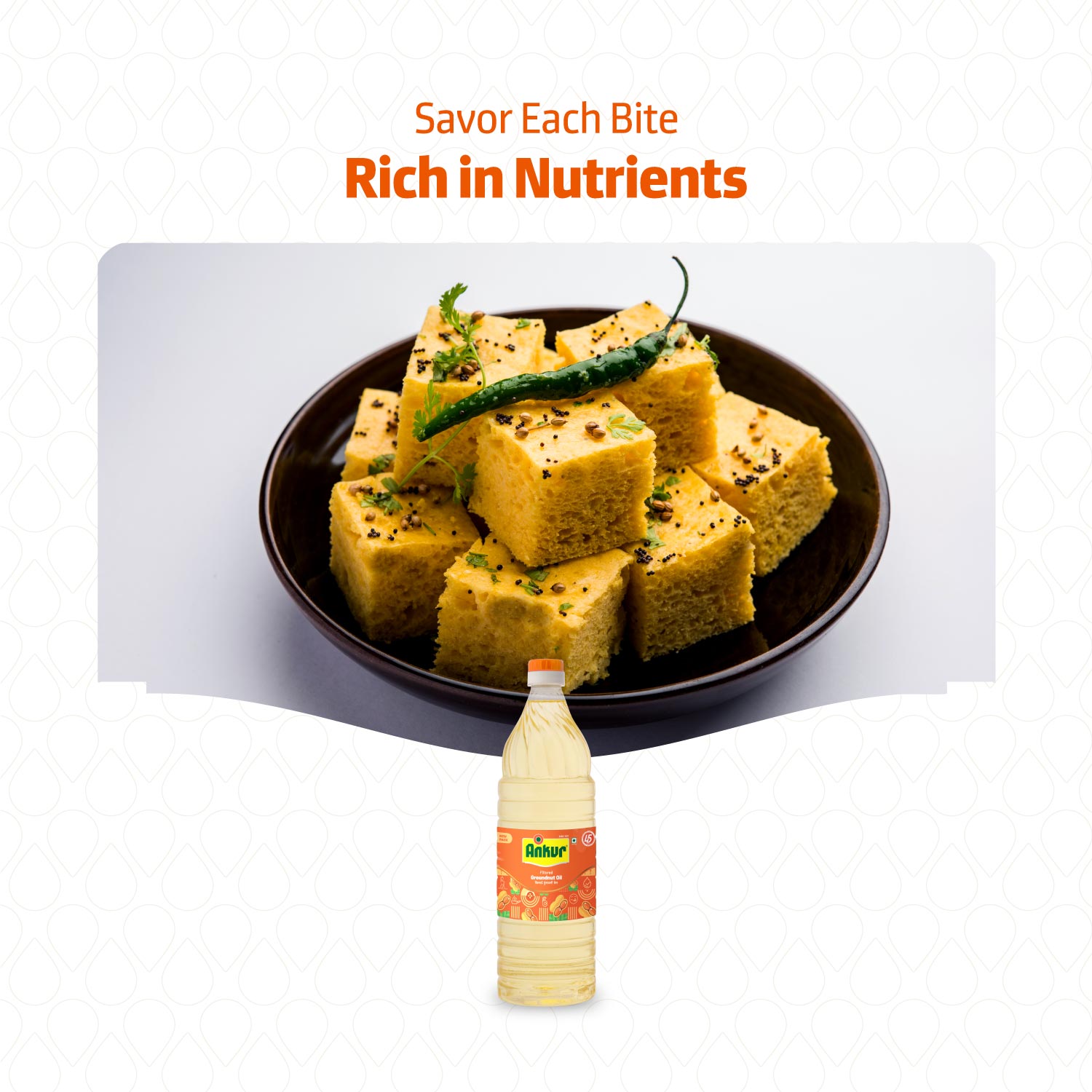 Filtered Groundnut Oil 870 GM Bottle