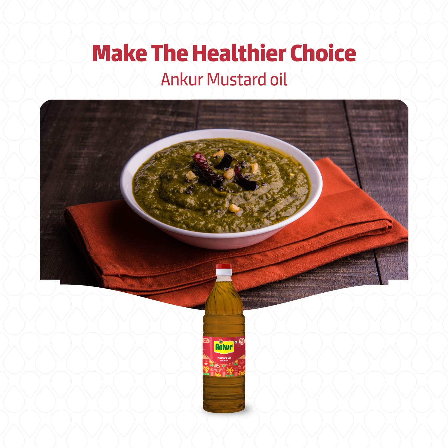 Mild Mustard Oil 870 GM Bottle