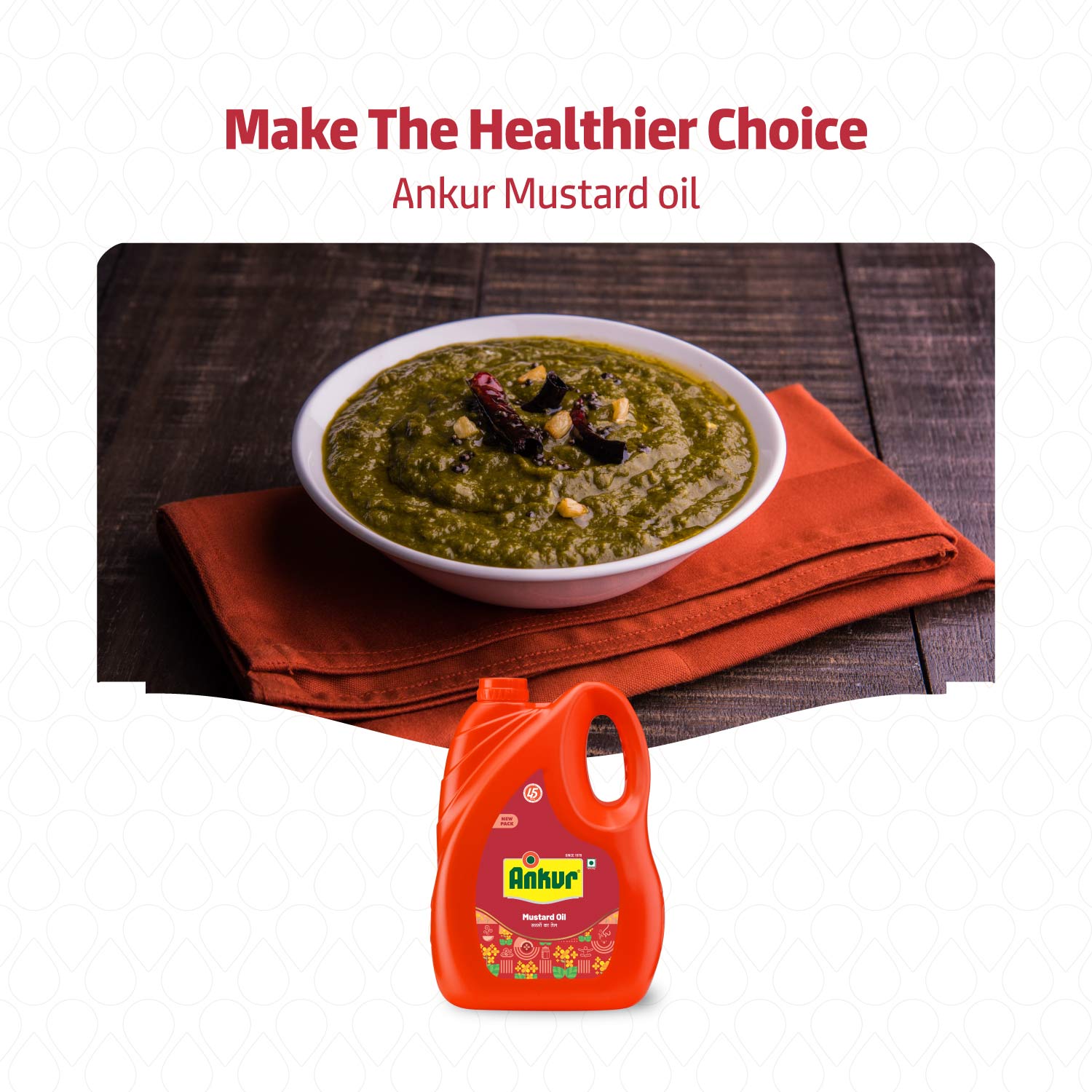 Mild Mustard Oil 4.350 KG Jar - Ankur Oil Industries