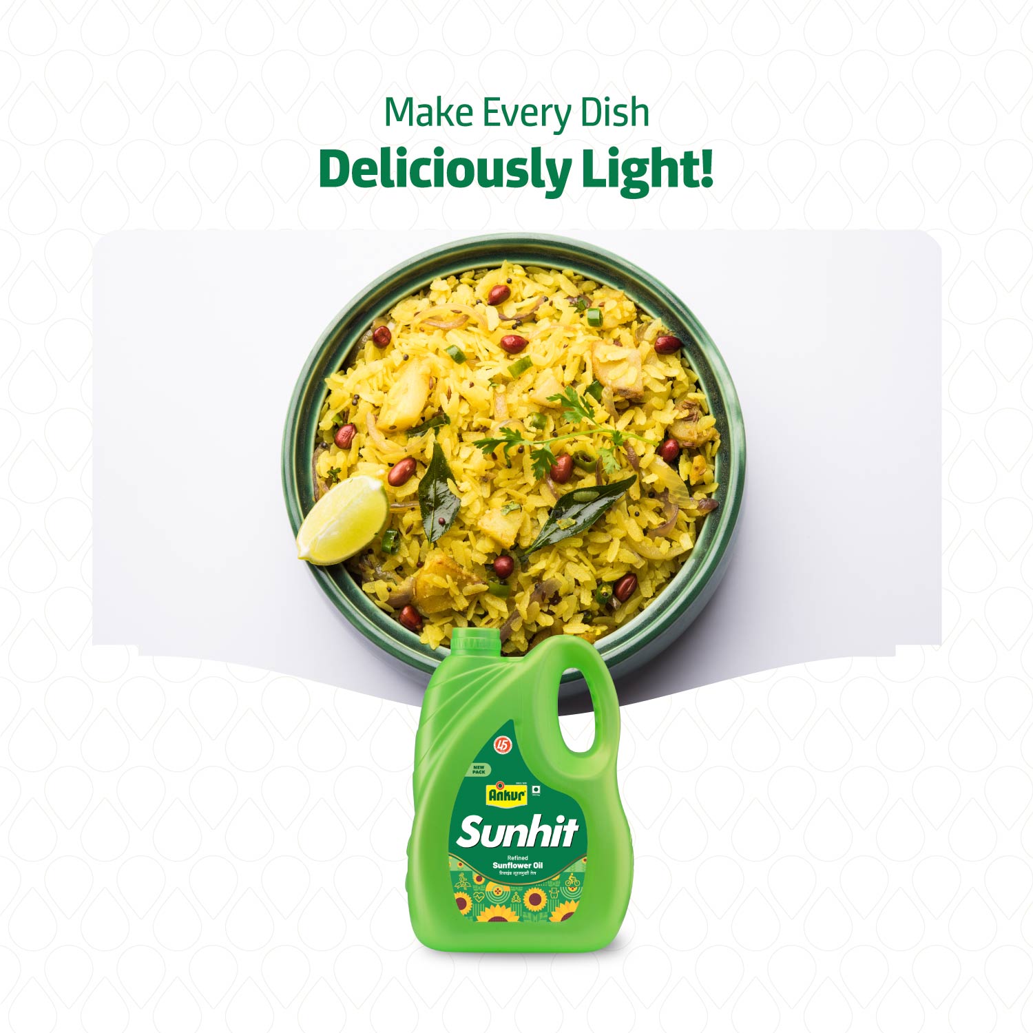Refined Sunflower Oil 4.350Kg Jar - Ankur Oil Industries
