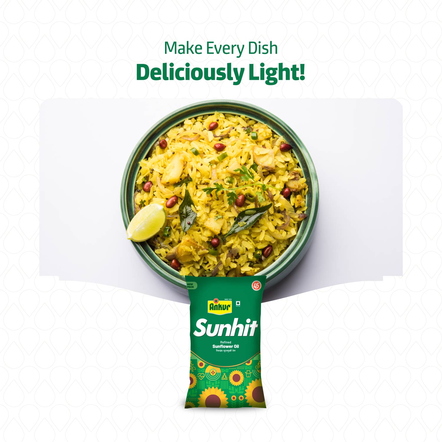 Refined Sunflower Oil 870gm Pouch
